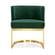 Gianna Green Velvet Dining Chairs (Set of 2) by Meridian Furniture