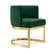 Gianna Green Velvet Dining Chairs (Set of 2) by Meridian Furniture