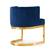 Gianna Navy Blue Velvet Dining Chairs (Set of 2) by Meridian Furniture