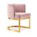 Gianna Pink Velvet Dining Chairs (Set of 2) by Meridian Furniture