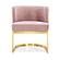Gianna Pink Velvet Dining Chairs (Set of 2) by Meridian Furniture