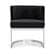 Gianna Black & Chrome Velvet Dining Chairs (Set of 2) by Meridian Furniture