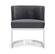 Gianna Grey Velvet Dining Chairs (Set of 2) by Meridian Furniture