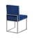 Giselle Navy Blue Velvet Dining Chairs (Set of 2) by Meridian Furniture