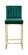 Giselle Green Velvet Counter Stool (Set of 2) by Meridian Furniture