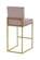 Giselle Pink Velvet Counter Stool (Set of 2) by Meridian Furniture