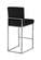 Giselle Black Velvet Counter Stool (Set of 2) by Meridian Furniture