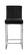 Giselle Black Velvet Counter Stool (Set of 2) by Meridian Furniture