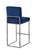 Giselle Navy Blue Velvet Counter Stool (Set of 2) by Meridian Furniture