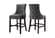 Hannah Grey Velvet Counter Stool (Set of 2) by Meridian Furniture