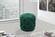 Harper Green Velvet Ottoman Stool by Meridian Furniture