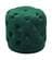 Harper Green Velvet Ottoman Stool by Meridian Furniture