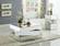 Haven White Mirror Stack End Table by Meridian Furniture