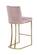 Heidi Pink Velvet Counter Stool (Set of 2) by Meridian Furniture