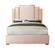Hugo Pink Velvet Bed by Meridian Furniture