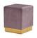 Jax Pink Velvet Ottoman Stool by Meridian Furniture