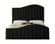 Jolie Black Velvet Bed by Meridian Furniture
