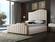 Jolie Cream Velvet Bed by Meridian Furniture