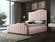 Jolie Pink Velvet Bed by Meridian Furniture