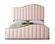 Jolie Pink Velvet Bed by Meridian Furniture