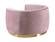 Julian Pink & Gold Velvet Chair by Meridian Furniture