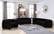Julian Black & Gold Velvet Loveseat by Meridian Furniture