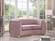 Julian Pink & Gold Velvet Loveseat by Meridian Furniture