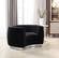 Julian Black & Chrome Velvet Chair by Meridian Furniture