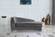 Julian Grey Velvet Chaise Lounge by Meridian Furniture