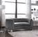 Julian Grey Velvet Loveseat by Meridian Furniture