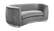 Julian Grey Velvet Loveseat by Meridian Furniture