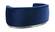 Julian Navy Blue & Chrome Velvet Loveseat by Meridian Furniture
