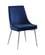 Karina Navy Blue Velvet Dining Chairs (Set of 2) by Meridian Furniture