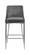 Karina Grey Velvet Counter Stool (Set of 2) by Meridian Furniture