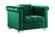 Kayla Green Velvet Chair by Meridian Furniture