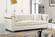 Kayla Cream Velvet Sofa by Meridian Furniture