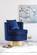 Kendra Navy Blue Velvet Accent Chair by Meridian Furniture