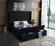 Kiki Black Velvet Bed by Meridian Furniture