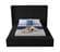 Kiki Black Velvet Bed by Meridian Furniture