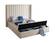 Kiki Cream Velvet Bed by Meridian Furniture