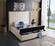 Kiki Cream Velvet Bed by Meridian Furniture
