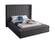 Kiki Grey Velvet Bed by Meridian Furniture