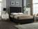 Lana Black Velvet Bed by Meridian Furniture