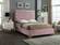 Lana Pink Velvet Bed by Meridian Furniture