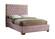 Lana Pink Velvet Bed by Meridian Furniture