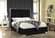 Lexi Black Velvet Bed by Meridian Furniture