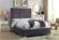 Lexi Grey Velvet Bed by Meridian Furniture