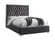 Lexi Grey Velvet Bed by Meridian Furniture