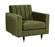 Lola Olive Velvet Chair by Meridian Furniture