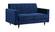 Lola Navy Blue Velvet Loveseat by Meridian Furniture